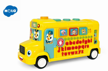 Autobuz scolar educativ cu sunete si lumini 
