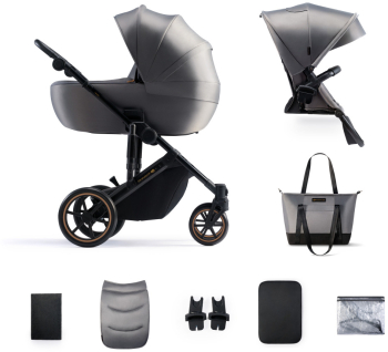 Carucior 2 in 1 Kinderkraft Prime 2 Shadow Grey 