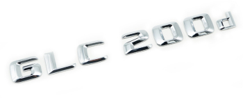 Emblema GLC 200d pentru spate portbagaj Mercedes chrom 