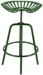 Esschert Design Scaun De Bar Tip Tractor Verde 
