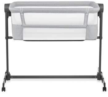 Patut Co-Sleeper Kinderkraft Neste Up 2 gri deschis 