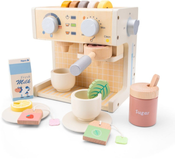 Set de joaca din lemn pentru copii - Cafetiera Woet 