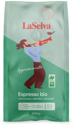 Cafea espresso Appassionato boabe bio and fairtrade 1000 g Laselva 60 Arabica &ndash 40 Robusta 