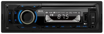 Player auto multi-media AKAI CA016A-9008U Bluetooth Radio FM afisaj LED conector ISO - RESIGILAT 
