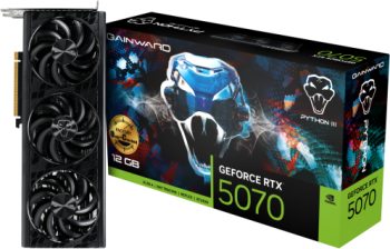 Placa video Gainward Python III OC NVIDIA GeForce RTX 5070 12GB GDDR7 192 bit DLSS 4 