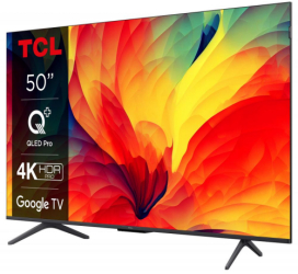 Televizor QLED TCL Smart 50QLED780 Seria QLED780 50 inch Ultra HD 4K Black 