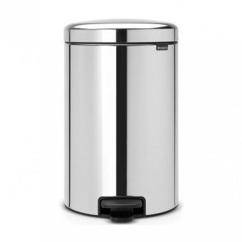 Brabantia NewIcon 649040 Cos de gunoi cu pedala 20 l inchidere silentioasa baza antiderapanta otel inoxidabil 