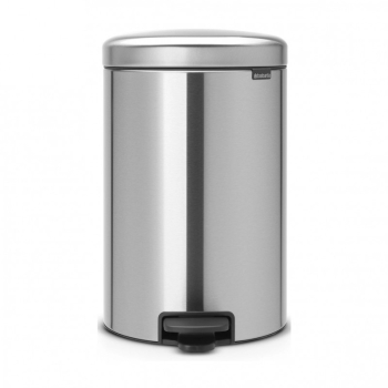 Brabantia NewIcon 649041 Cos de gunoi cu pedala 20 l inchidere silentioasa baza antiderapanta otel inoxidabil/mat 