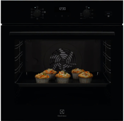 Cuptor incorporabil Electrolux EOD5C50Z Electric SteamBake Autocuratare catalitica 72 l Clasa A Negru 