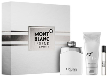Mont Blanc Set Mont Blanc Legend Spirit Barbati Eau De Toilette 100ml + Eau De Toilette 7.5ml + Gel De Dus 100ml 