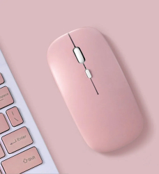 Mouse wireless Bluetooth pentru iPad Samsung Lenovo Tablet - Roz