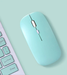 Mouse wireless Bluetooth pentru iPad Samsung Lenovo Tablet - Verde deschis