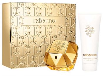 Paco Rabanne Set Paco Rabanne Lady Million Femei Eau de Parfum 80ml + Lotiune Corp 100ml 