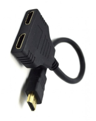 SPLITTER video GEMBIRD split HDMI la 2 monitoare conector 1 SPLITTER video GEMBIRD split HDMI la 2 monitoare conector 1 HDMI T conector 