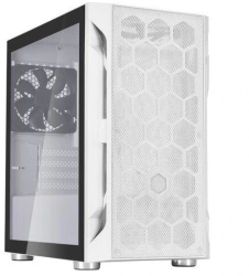 Carcasa Micro Tower SILVERSTONE H1M sticlă securizată albă 