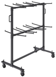 Carucior pentru scaune pliante Otel 1830x860x1820 mm Capacitate 84 scaune max 240 kg Husa impermeabila 