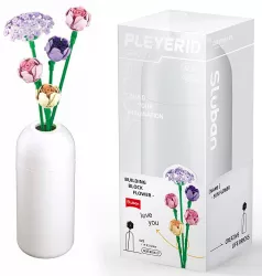 Set de Constructie Flowers 198 piese Bujor - Sluban 