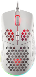 Mouse Gaming Genesis Krypton 555 iluminare RGB USB 8000 DPI (Alb) 
