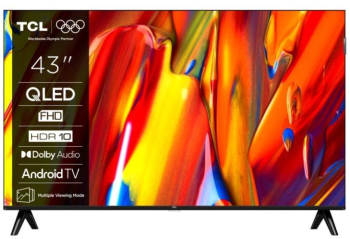 Televizor QLED TCL 109 cm 43 inch 43V5C Full HD Smart TV WiFi CI+ 