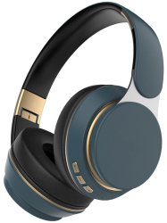 Casti True Wireless Stereo Pliabile Microfon incorporat Bluetooth 5.0 Bass Stereo Noise Cancelling Universale Albastru