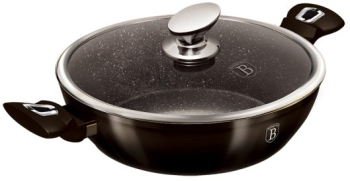 Oala de 28 cm Berlinger Haus BH-6609 Metallic Line Shiny Black Edition 