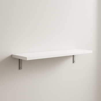 Polita PAL alba 120x40x1.8 cm 