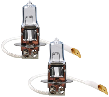 Set 2 becuri auto halogen H3 24V 140W/set 3500K 