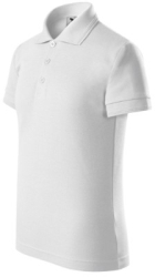 Tricou polo pentru copii Pique Polo 222 Malfini Alb 122 cm/6 ani 