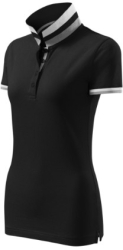 Tricou polo pentru dama Collar Up 257 Malfini Negru XL 