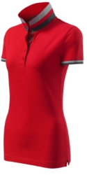 Tricou polo pentru dama Collar Up 257 Malfini S Rosu 