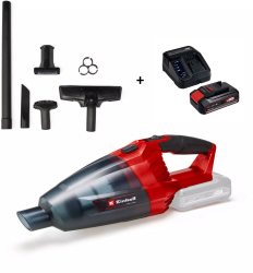 Aspirator Einhell TE-VC 18 Li fara acumulator 18V 4.2 Kpa volum cutie colectare 0.54 L + Kit acumulator si incarcator Einhell PXC 4512097 18 