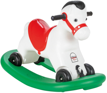 Balansoar muzical pentru copii Pilsan Horse alb 