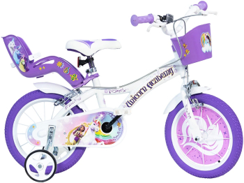 Bicicleta copii Dino Bikes 14  Unicorn Academy