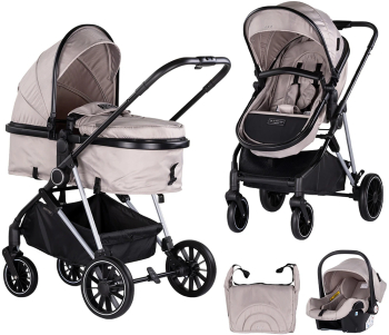 Carucior Chipolino Aura 3 in 1 tiramisu 