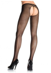 Ciorapi Plasa cu Surpriza de Culoare Neagra Marime Universala 