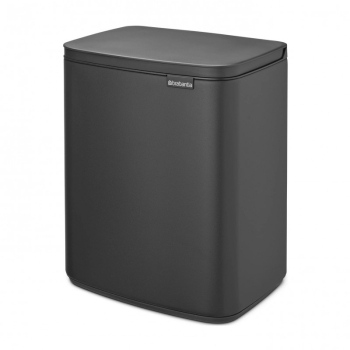 Cos de gunoi Brabantia Bo Small 1006635 12 l Deschidere silentioasa si lina Baza antiderapanta Negru 
