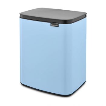 Cos de gunoi mic Brabantia Bo 1006637 12 l Deschidere silentioasa si lina Baza antiderapanta Albastru deschis 