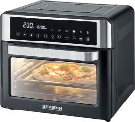 Cuptor electric 2 in 1 25 litri Severin Bake&Fry negru 