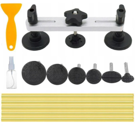 Dispozitiv pentru indreptat tabla caroseriei 7 adaptoare KD10660 Kraftdele 