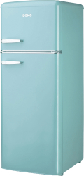 Frigider Retro DOMO 206 litri blue pastel 