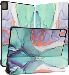 Husa Cu Grad Ridicat de Protectie pentru iPad Air 13 2024 X20 MicroTwine Green Forest Time 
