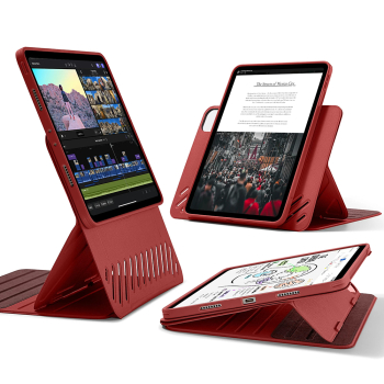 Husa Cu Grad Ridicat de Protectie pentru iPad Pro 11 2024 X57 Thermoresistant plastic Elegant Ruby 