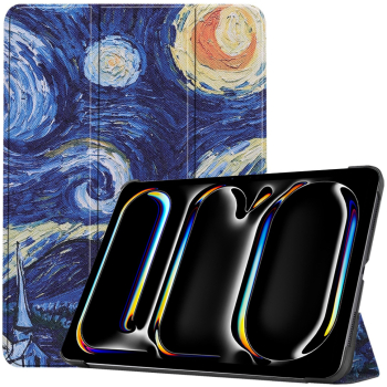Husa Cu Grad Ridicat de Protectie pentru iPad Pro 13 2024 X28 MicroTwine Starry Night 
