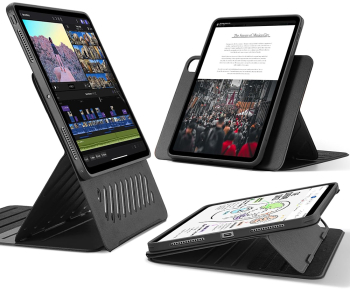 Husa Cu Grad Ridicat de Protectie pentru iPad Pro 13 2024 X54 Thermoresistant plastic Intense Dark 