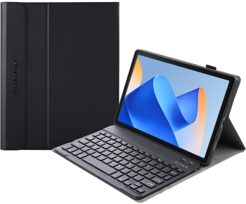 Husa Protectie cu Tastatura pentru Huawei MatePad 11  2021/2023 R64 Silicon Flex Deep Dark 
