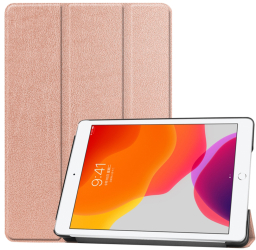 Husa Protectie pentru iPad 10.2 2019/2020/2021 SoLSiA W59 Nanotextil Golden Rose 