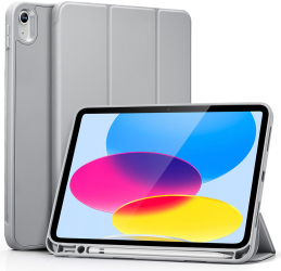 Husa Protectie pentru iPad 10 2022 10.9 Sol Safe S46 Termoplastic Argintiu Grey 