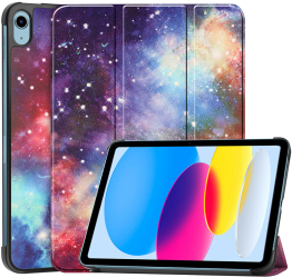 Husa Protectie pentru iPad 10 2022 10.9 SoLSiA W48 Nanotextil Galaxy 