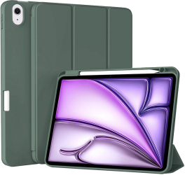 Husa Protectie pentru iPad Air 11  2024 Q55 TPU Lucky Green 