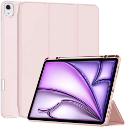 Husa Protectie pentru iPad Air 13 2024 Q44 TPU Powder Pink 